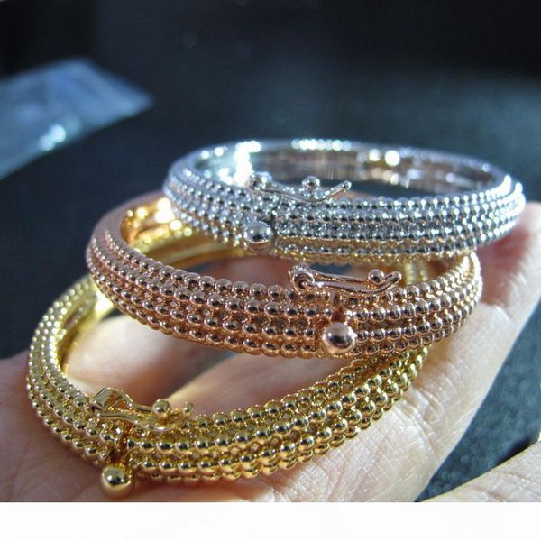 wholesale designer cuff beads band bangle 18k yellow gold white rose gold plated bracelets luxury jewelry for women, Black
wholesale designer cuff beads band bangle 18k yellow gold white rose gold plated bracelets luxury jewelry for women, Black