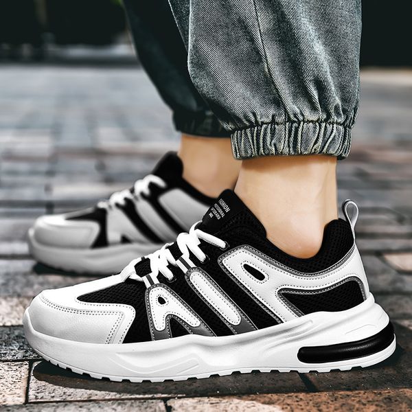 fashion men shoes breathable men's casual shoes sport comfortable outdoor male sneakers brand footwears chaussure homme new, Black
fashion men shoes breathable men's casual shoes sport comfortable outdoor male sneakers brand footwears chaussure homme new, Black
