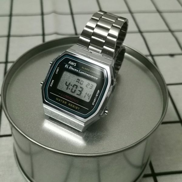 watch a168 the same type for japan movement f91 a159w watch fasion watch sale, Slivery;brown
watch a168 the same type for japan movement f91 a159w watch fasion watch sale, Slivery;brown
