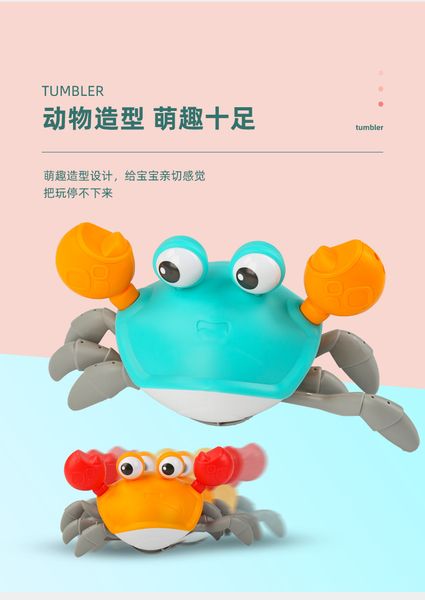 crab with multicolor box package sell baby happy bathing water and land cute pet toy
crab with multicolor box package sell baby happy bathing water and land cute pet toy