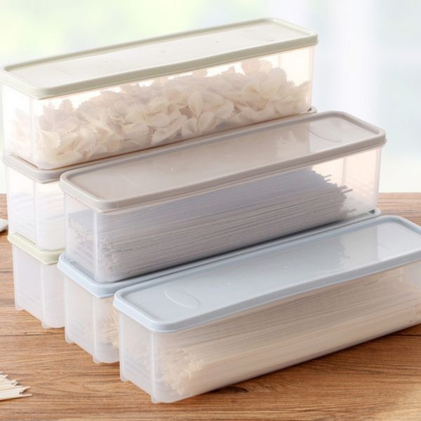 storage bottles & jars large capacity airtight rectangular pasta box noodles container kitchen clear seal jar fresh-keeping case
storage bottles & jars large capacity airtight rectangular pasta box noodles container kitchen clear seal jar fresh-keeping case