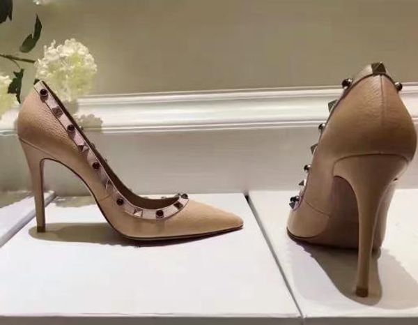 with box pumps brand star studded rivet shoes model7 women combo stars rock cm v high heels shoes genuine leather eu35-42, Black
with box pumps brand star studded rivet shoes model7 women combo stars rock cm v high heels shoes genuine leather eu35-42, Black