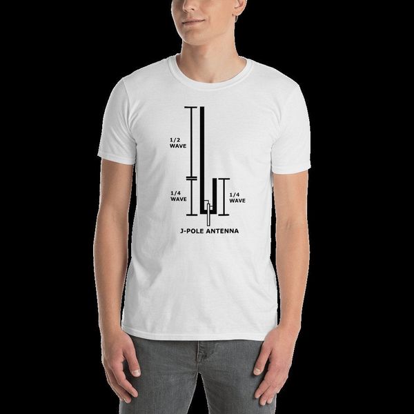 ham radio j pole antenne t shirt