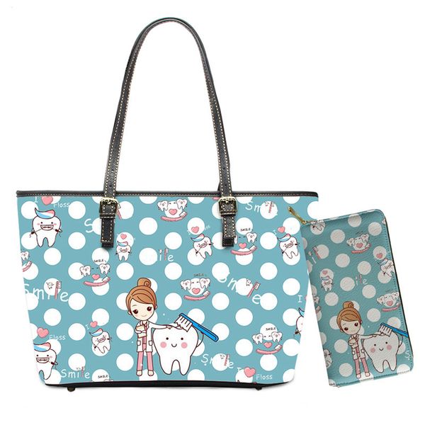 kawaii nursing bags for women fairy dentist dot design brand shoulder bag female 2pcs/set waterproof travel handbags
kawaii nursing bags for women fairy dentist dot design brand shoulder bag female 2pcs/set waterproof travel handbags