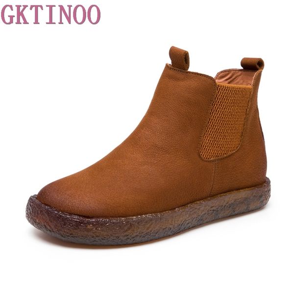 autumn boots genuine leather ankle shoes vintage casual shoes flat with retro handmade women boots lady, Black
autumn boots genuine leather ankle shoes vintage casual shoes flat with retro handmade women boots lady, Black