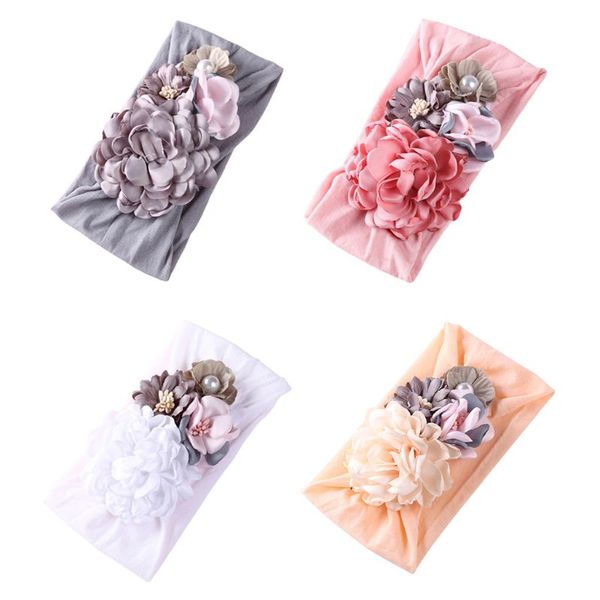 baby girl headband turban hairband bow flower head wrap elastic headwear hair accessories, Slivery;white
baby girl headband turban hairband bow flower head wrap elastic headwear hair accessories, Slivery;white