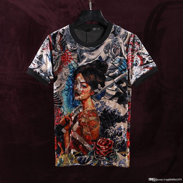 2019 new mens summer fashion mens shorts sleeve t shirt gold velvet beauty print shirts designer clothes golf t shirt size m-3xl, White;black
2019 new mens summer fashion mens shorts sleeve t shirt gold velvet beauty print shirts designer clothes golf t shirt size m-3xl, White;black