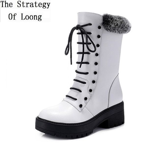 boots winter outdoor korean style genuine leather plush rivet cross-tied women mid snow lady mid-calf equestrian 191114, Black
boots winter outdoor korean style genuine leather plush rivet cross-tied women mid snow lady mid-calf equestrian 191114, Black