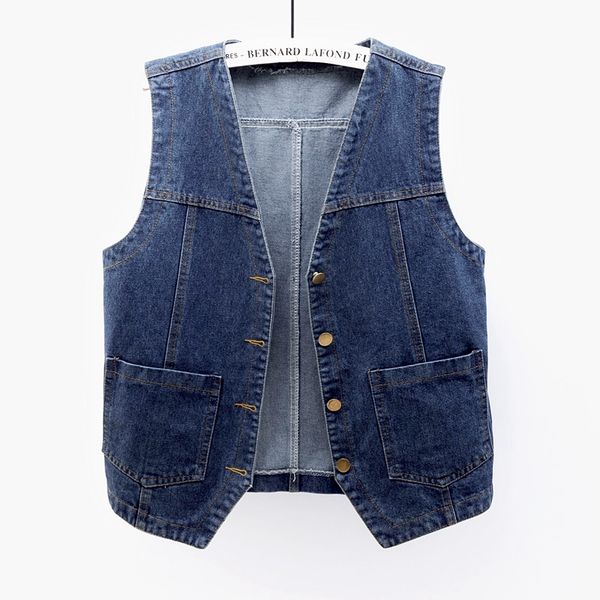 women's vests summer vintage blue denim vest women big pocket v collar jeans casual plus size loose waistcoat female sleeveless jacket, Black;white
women's vests summer vintage blue denim vest women big pocket v collar jeans casual plus size loose waistcoat female sleeveless jacket, Black;white