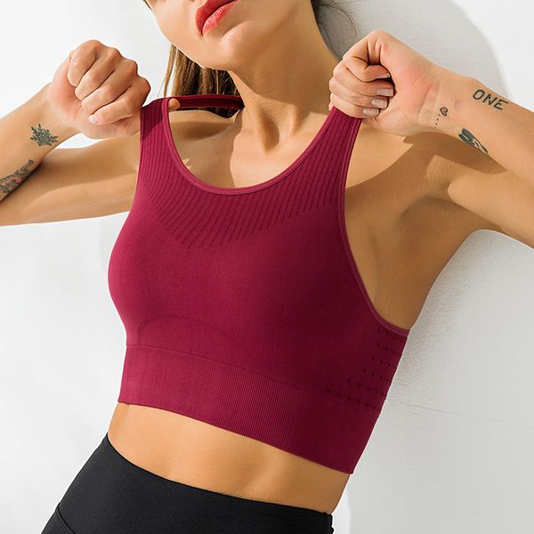 4 colors sports bra for women push up gym fitness crop with pad mesh patchwork breathable workout shockproof bralette, White;black
4 colors sports bra for women push up gym fitness crop with pad mesh patchwork breathable workout shockproof bralette, White;black