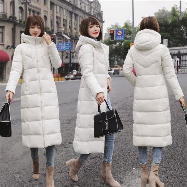 solid color long length hooded padded women coat warm outwear womens parka manteau femme hiver winter women jacket, Black
solid color long length hooded padded women coat warm outwear womens parka manteau femme hiver winter women jacket, Black
