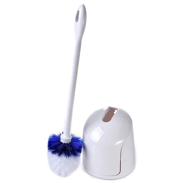 toilet brushes & holders brush with holder-canister opens and closes automatically, durable bristles, water evaporation drip tray
toilet brushes & holders brush with holder-canister opens and closes automatically, durable bristles, water evaporation drip tray