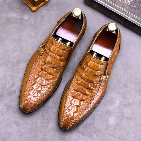 2020 autumn mens formal shoes genuine leather crocodile oxford shoes for men black wedding slipon leather dress
2020 autumn mens formal shoes genuine leather crocodile oxford shoes for men black wedding slipon leather dress