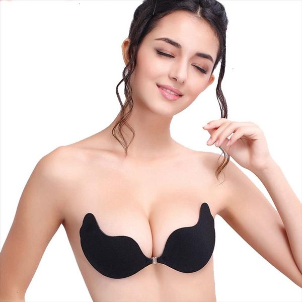 strapless breathable bras backless women underwear silicone push up invisible wire wedding party brassiere, Red;black
strapless breathable bras backless women underwear silicone push up invisible wire wedding party brassiere, Red;black
