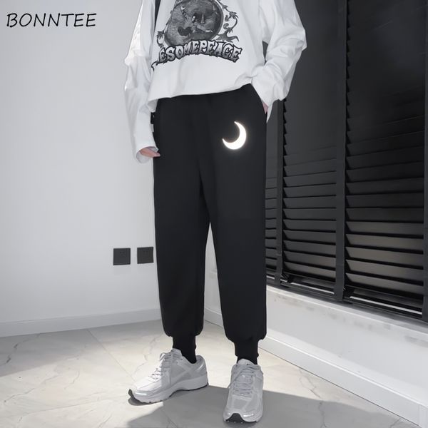 casual pants men reflective moon print solid harem pant mens simple chic streetwear fashion ulzzang bling loose ins all-match, Black
casual pants men reflective moon print solid harem pant mens simple chic streetwear fashion ulzzang bling loose ins all-match, Black