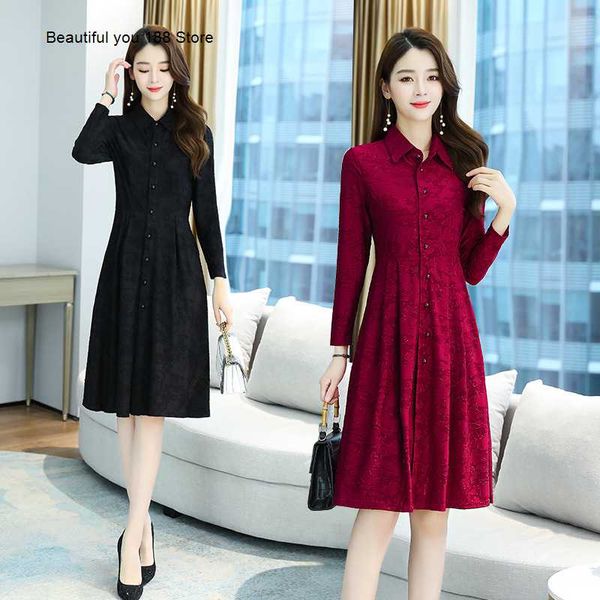 short high-end women's dress 2020 spring and autumn women's western style waist-lifting temperament aging slimming mid-length, Black;gray
short high-end women's dress 2020 spring and autumn women's western style waist-lifting temperament aging slimming mid-length, Black;gray