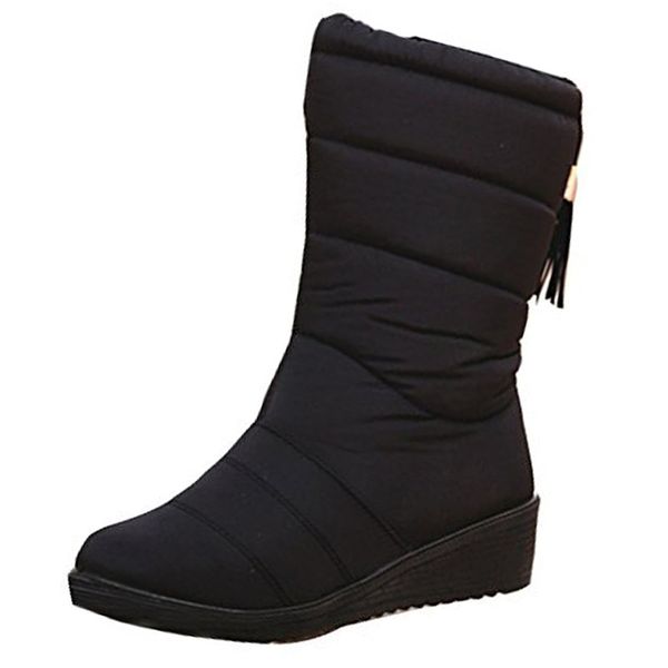 winter boots women snow boots outdoor warm shoes ladies flat shoes mid-calf casual walking footwear zapatos de mujer, Black
winter boots women snow boots outdoor warm shoes ladies flat shoes mid-calf casual walking footwear zapatos de mujer, Black