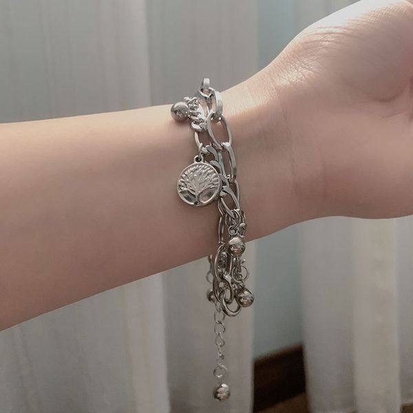 dark series non-mainstream design sense hip hop net red punk style double layer titanium steel bracelet hand jewelry, Black
dark series non-mainstream design sense hip hop net red punk style double layer titanium steel bracelet hand jewelry, Black