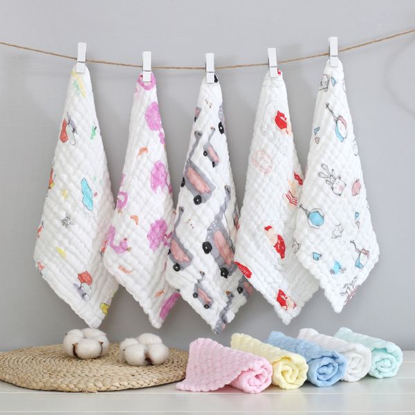 cotton 10pcs/lot or 5pcs/lot 6 layers bottom water washing newborn baby face towels gauze nursing towel size 30*30cm mixed color
cotton 10pcs/lot or 5pcs/lot 6 layers bottom water washing newborn baby face towels gauze nursing towel size 30*30cm mixed color