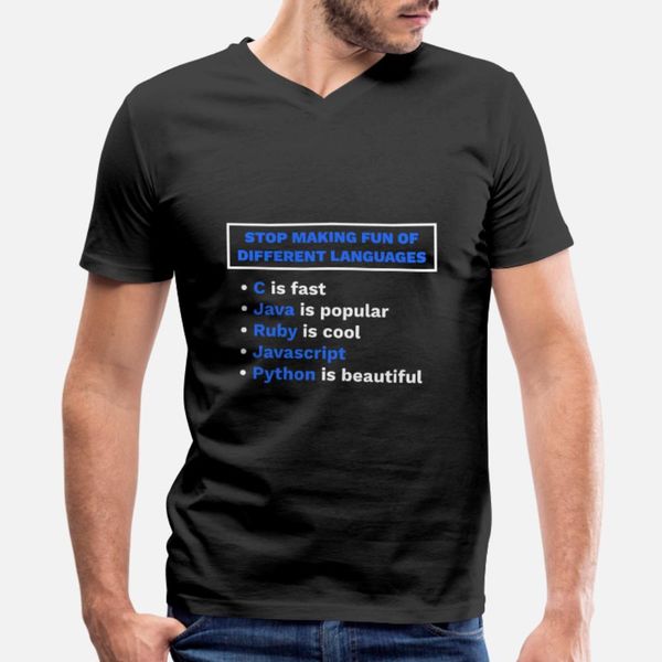 developer programming language t shirt men knitted cotton crew neck costume interesting authentic spring pattern shirt
developer programming language t shirt men knitted cotton crew neck costume interesting authentic spring pattern shirt
