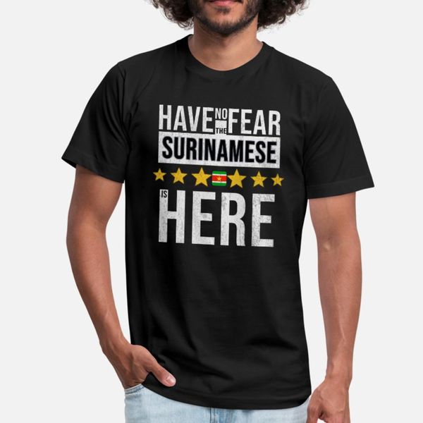 have no fear the surinamese is here t shirt men character short sleeve round collar trend interesting building summer style letter shirt
have no fear the surinamese is here t shirt men character short sleeve round collar trend interesting building summer style letter shirt
