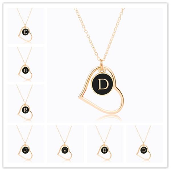 a-z 26 letter disc initial necklace for women gold color hollow heart pendant necklaces alphabet jewelry, Silver
a-z 26 letter disc initial necklace for women gold color hollow heart pendant necklaces alphabet jewelry, Silver