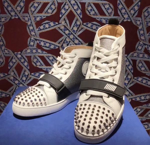 elegant brands high red bottoms sneakers shoes for men women casual walking luxury designer spikes discount footwear flats, Black
elegant brands high red bottoms sneakers shoes for men women casual walking luxury designer spikes discount footwear flats, Black