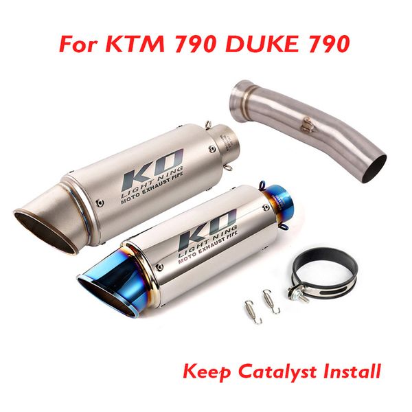 duke 790 for 790 duke motorcycle exhaust system 51mm muffler escape pipe tip middle link pipe slip on
duke 790 for 790 duke motorcycle exhaust system 51mm muffler escape pipe tip middle link pipe slip on
