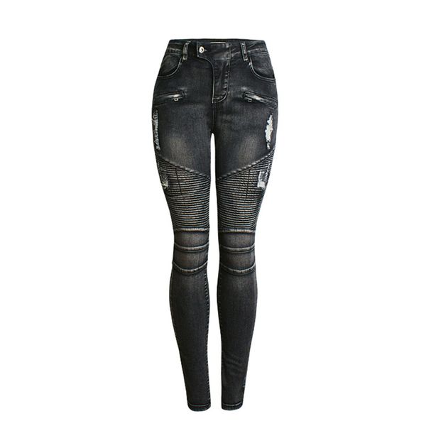 fashion stretch black skinny jeans woman tights elasticity ripped jeans women for girls with zipper pencils trousers women k310, Blue
fashion stretch black skinny jeans woman tights elasticity ripped jeans women for girls with zipper pencils trousers women k310, Blue