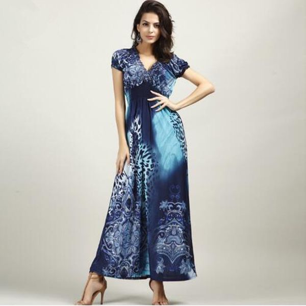 2020 maxi long summer dress women clothing blue large/big size elegant boho beach tunic sundress vestido de festa, Black;gray
2020 maxi long summer dress women clothing blue large/big size elegant boho beach tunic sundress vestido de festa, Black;gray