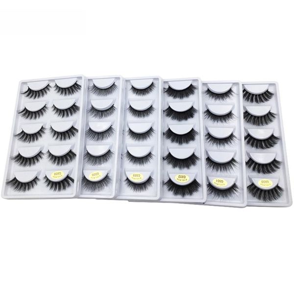 5 pairs luxurious mink hair false eyelashes thick curled handmade lashes eyelash extension fashion women eyes natural makeup
5 pairs luxurious mink hair false eyelashes thick curled handmade lashes eyelash extension fashion women eyes natural makeup