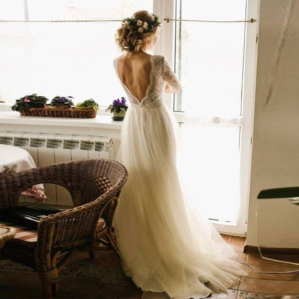 белые кружева тюль свадебное платье boho с half sleeve a-линии халата mariage фам pearls бисером backless свадебное платье, White
белые кружева тюль свадебное платье boho с half sleeve a-линии халата mariage фам pearls бисером backless свадебное платье, White