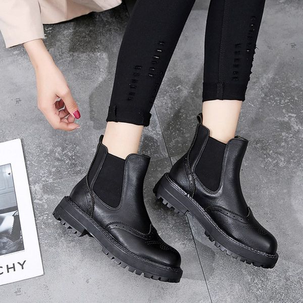 boots women boot 2021 autumn winter leather plus velvet warm thick with literary casual fashion retro, Black
boots women boot 2021 autumn winter leather plus velvet warm thick with literary casual fashion retro, Black