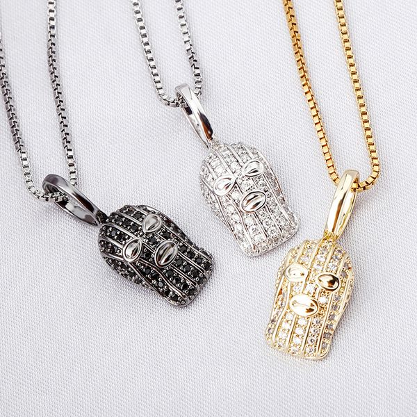 Iced Out Hip-hop Jewelry Cuban Link Chain Diamond Goon Ski Mask Man Pendant Necklace Hip Hop Jewelry
Iced Out Hip-hop Jewelry Cuban Link Chain Diamond Goon Ski Mask Man Pendant Necklace Hip Hop Jewelry