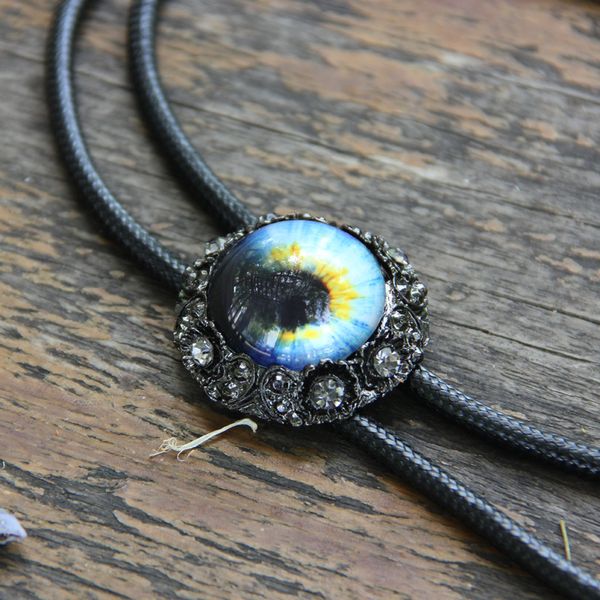 original designer resin eye bolo tie for men personality neck tie fashion accessory, Blue;purple
original designer resin eye bolo tie for men personality neck tie fashion accessory, Blue;purple