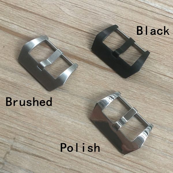 316l 20mm 22mm 24mm 26mm brushed polish silver black stainless steel watch band screw pin buckle for pam big pilot watch, Black;brown
316l 20mm 22mm 24mm 26mm brushed polish silver black stainless steel watch band screw pin buckle for pam big pilot watch, Black;brown