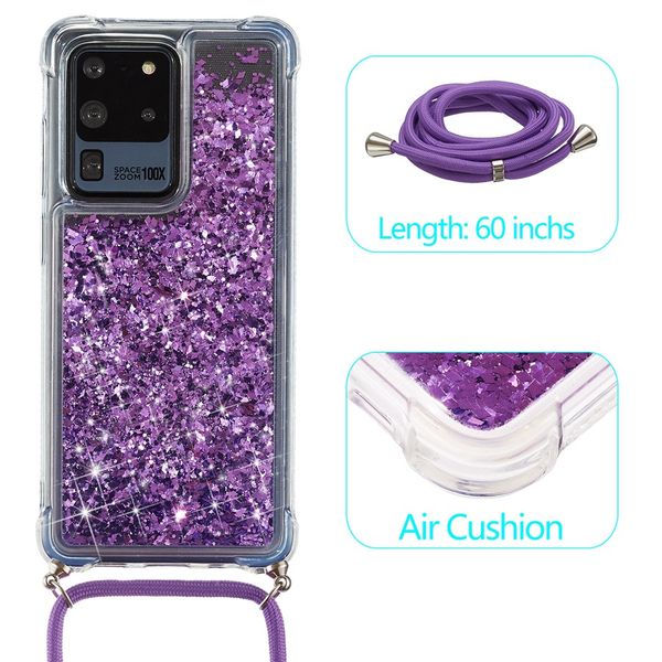 lanyard quicksand glitter bling flowing liquid floating tpu bumper cushion protective case for samsung galaxy s20 ultra s10 plus s10e
lanyard quicksand glitter bling flowing liquid floating tpu bumper cushion protective case for samsung galaxy s20 ultra s10 plus s10e