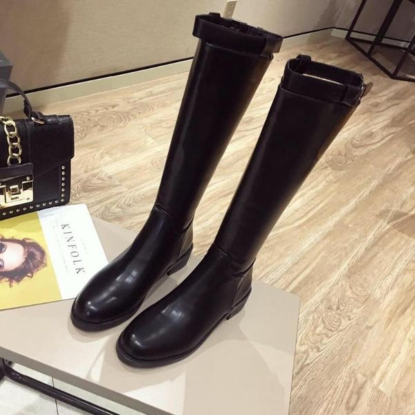 med heel boots round toe thigh high heels high zipper rock shoes woman boots-women luxury designer leather booties, Black
med heel boots round toe thigh high heels high zipper rock shoes woman boots-women luxury designer leather booties, Black