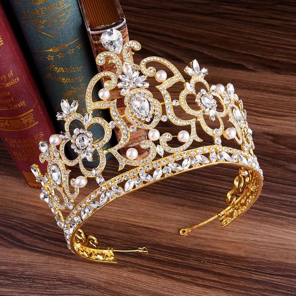 ювелирные vintage king queen диадема барокко gold metal диадемы красный кристалл pearl корона невесты свадебные аксессуары для волос женщины, Golden;silver
ювелирные vintage king queen диадема барокко gold metal диадемы красный кристалл pearl корона невесты свадебные аксессуары для волос женщины, Golden;silver