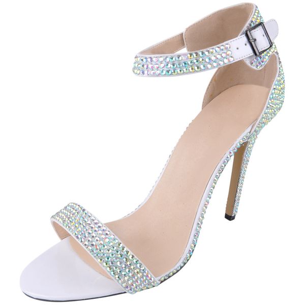 women sandals thin high heels summer brand woman pumps rhinestones round toe sequined cloth 11cm buckle strap women shoes, Black
women sandals thin high heels summer brand woman pumps rhinestones round toe sequined cloth 11cm buckle strap women shoes, Black