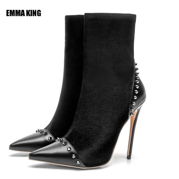 women patchwork ankle boots women fashion new black crystal decoration booties designers female dress high heels shoes
women patchwork ankle boots women fashion new black crystal decoration booties designers female dress high heels shoes