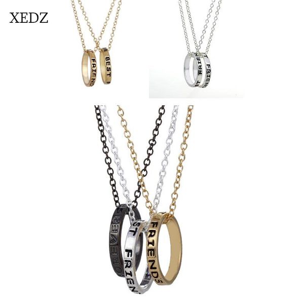 xedz fashion three color necklace friend forever girlfriend friend friendship jewelry jewelry gift, Silver
xedz fashion three color necklace friend forever girlfriend friend friendship jewelry jewelry gift, Silver