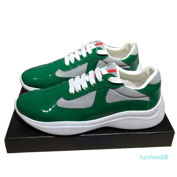 2020 new men fashion casual shoes america's cup designer sneakers patent leather and nylon luxury sneakers mens shoe l25, Black
2020 new men fashion casual shoes america's cup designer sneakers patent leather and nylon luxury sneakers mens shoe l25, Black