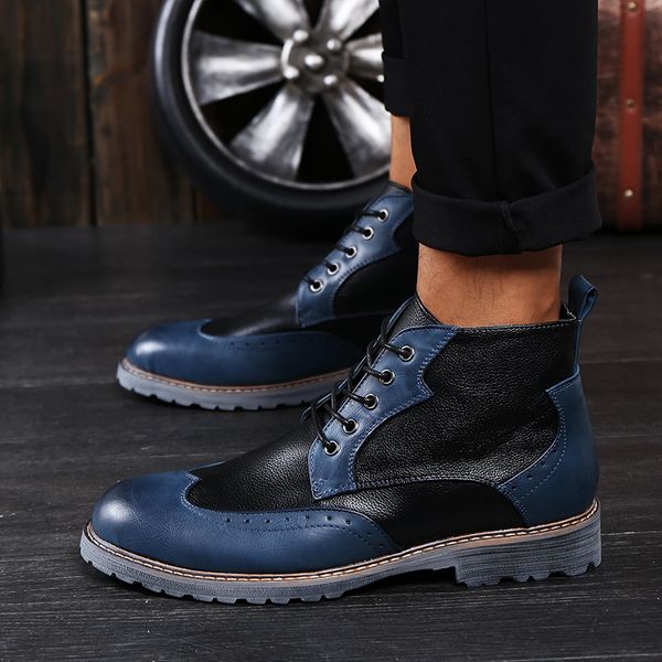 fashion luxury mens dress boots genuine leather ankle boots men shoes for business genuine leather mens dress shoes, Black
fashion luxury mens dress boots genuine leather ankle boots men shoes for business genuine leather mens dress shoes, Black