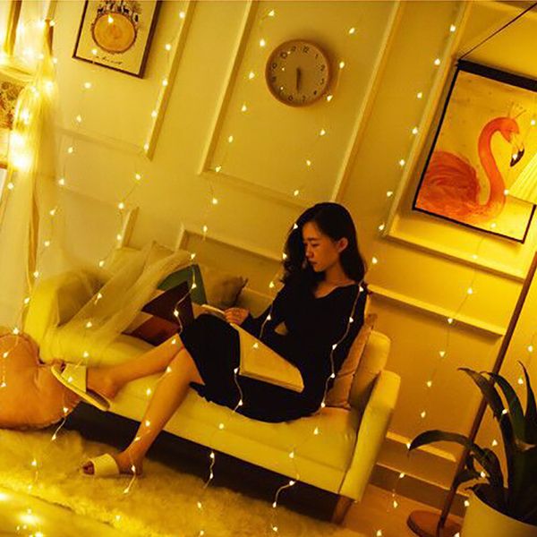 3x1/3x3m100/300 led string fairy lights wedding garden party led curtain decor christmas garlands light string lights decoration
3x1/3x3m100/300 led string fairy lights wedding garden party led curtain decor christmas garlands light string lights decoration