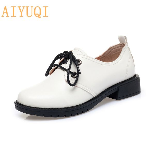 aiyuqi women's autumn shoes large size 2020 new lace up british style girls shoes genuine leather fashion student women's, Black
aiyuqi women's autumn shoes large size 2020 new lace up british style girls shoes genuine leather fashion student women's, Black