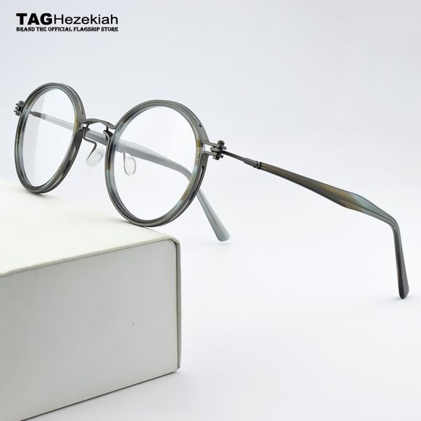 2020 brand round brand titanium glasses frame men myopia optical glasses frame women eye frames for men spectacle frames, Black
2020 brand round brand titanium glasses frame men myopia optical glasses frame women eye frames for men spectacle frames, Black
