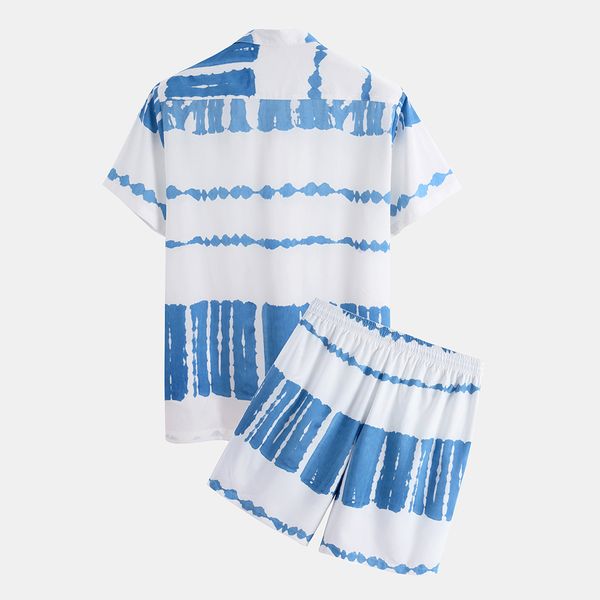 e-baihui 2021 european and american men's casual suit holiday blue printed men's suit short sleeve clothing t0685, Gray
e-baihui 2021 european and american men's casual suit holiday blue printed men's suit short sleeve clothing t0685, Gray