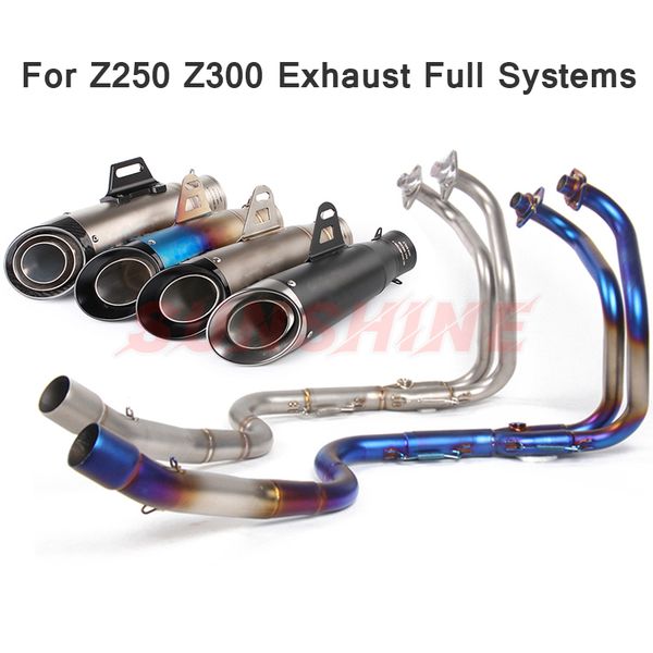 motorcycle exhaust slip on escape de moto muffler full systems pitbike front pipe half blue for ninja 250 z300 ninja300 z 250
motorcycle exhaust slip on escape de moto muffler full systems pitbike front pipe half blue for ninja 250 z300 ninja300 z 250