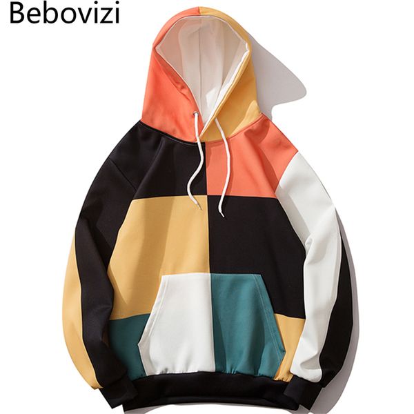 bebovizi mens color block hoodies fashion pullover hoodie harajuku streetwear women jacket sweatshirt casual hooded, Black
bebovizi mens color block hoodies fashion pullover hoodie harajuku streetwear women jacket sweatshirt casual hooded, Black